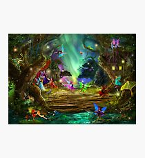 The Dancing Auroras Photographic Print