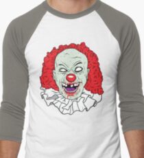 Zombie clown Men's Baseball ¾ T-Shirt