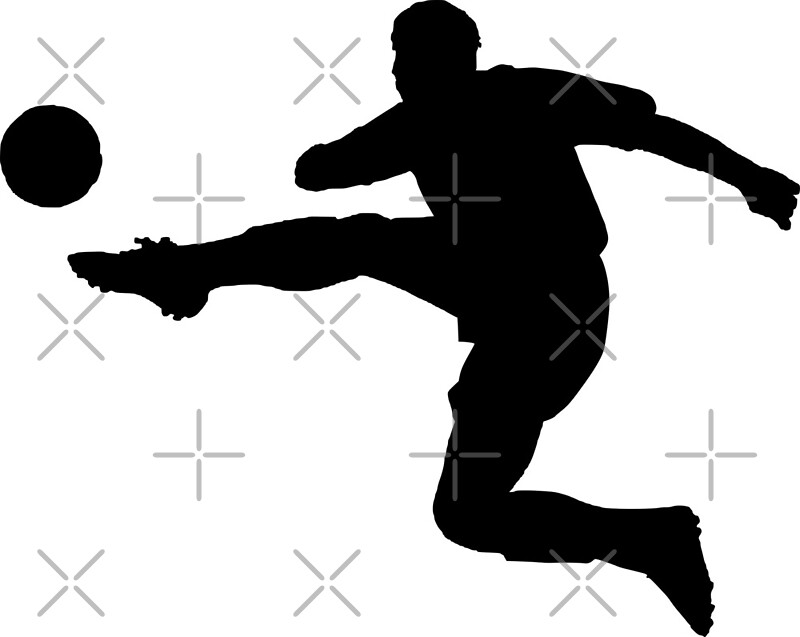 "Dark Shadow Football/Soccer Player" by norman088 Redbubble
