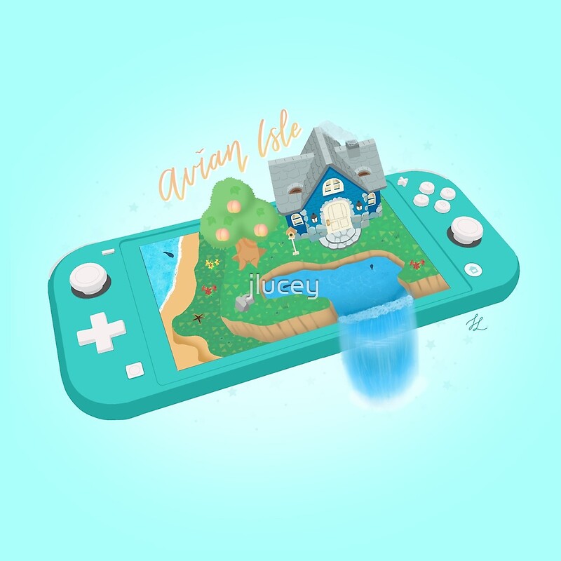 "Copy of ACNH 3D island " by jlucey Redbubble