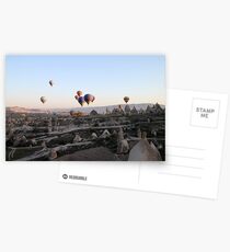 Hot air balloons over Cappadocia Postcards