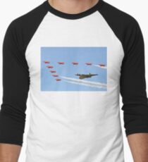 Vulcan and Red Arrows Men's Baseball ¾ T-Shirt