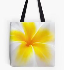Yellow Frangipani Up Close Tote Bag