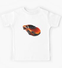 McLaren 650S 2015 - Tee / Sticker Design - Volcano Orange Supercar Kids T-Shirt