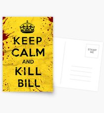 Keep Calm and Kill Bill Postcards