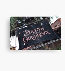 Pirates of the Caribbean Canvas Print