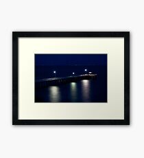 Miniature Pier Framed Print