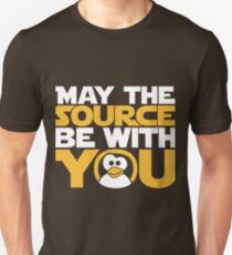 May The Source Be With You - Tux Edition Unisex T-Shirt