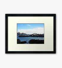 evening - sydney harbour Framed Print