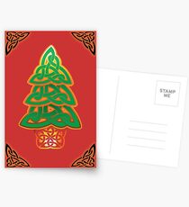 Celtic Christmas Tree (full) Postcards