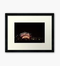 NYE 2012 Sydney Harbour Framed Print
