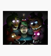 Lámina fotográfica FNAF: el giro de Jacksepticeye