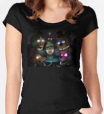 FNAF: Jacksepticeye's Turn Women's Fitted Scoop T-Shirt