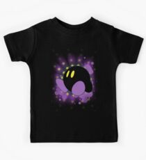 Super Smash Bros. Purple Kirby Silhouette Kids Tee