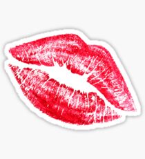 Kissing Sexy Lips Lipstick Sticker