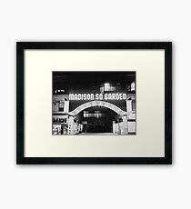Vintage Madison Square Garden Framed Print