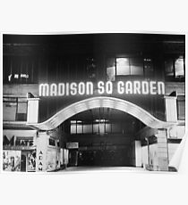 Vintage Madison Square Garden Poster