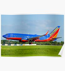 N443WN Southwest Airlines Boeing 737-7H4 Poster