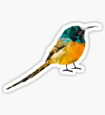 Geometric bird Sticker