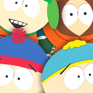 South Park characters Poster by twozombiesstore