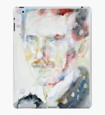 NIKOLA TESLA - watercolor portrait.3 iPad Case/Skin