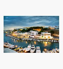 Ciutadella Port 3 Photographic Print