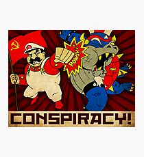Stalin Is Mario! Photographic Print