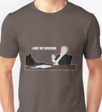 Not My Division - DI Lestrade (white text) Unisex T-Shirt