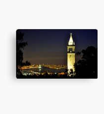 UC Berkeley Clock Tower @ Nite Canvas Print