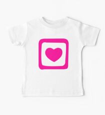 Pink Heart T-shirt Baby T-Shirt