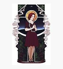 Dana Scully Art Nouveau Photographic Print