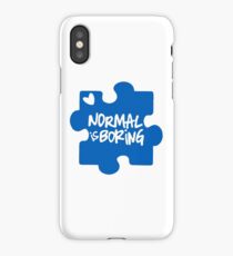 Normal Is Boring, Autism Awareness iPhone Case