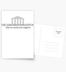 The Sarcasm Foundation Postcards