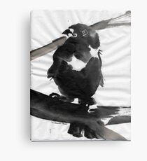Sumi Bird Metal Print