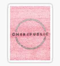 OneRepublic Lyric Art Sticker