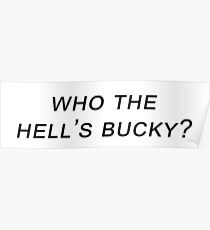 who the hell's bucky? Poster