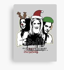 Buffy the Christmas Slayer! Canvas Print