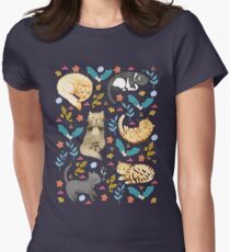 Meine Katzen Tailliertes T-Shirt für Frauen