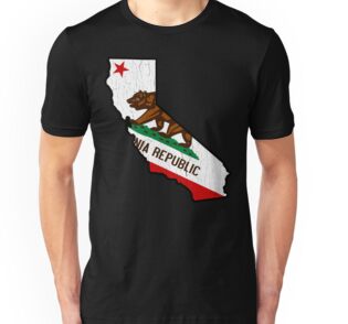 california t shirt with bear