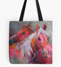 Contemporary Horses Svetlana Novikova Painting Tote Bag