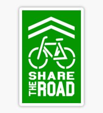 Share the Road Sticker - Green Version Sticker