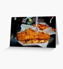 Fish & Chips Greeting Card