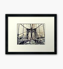 Brooklyn Bridge Framed Print