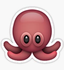 Emoji Octopus Sticker