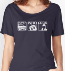 SuperWhoLock Horizontal Women's Relaxed Fit T-Shirt