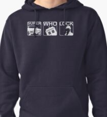 SuperWhoLock Horizontal Pullover Hoodie