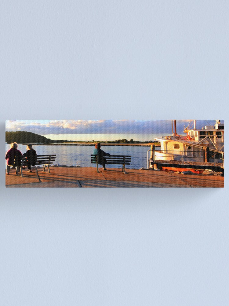 Alternate view of Sunset at the Wagonga Inlet, Narooma Canvas Print