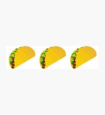 Taco Emoji Photographic Print