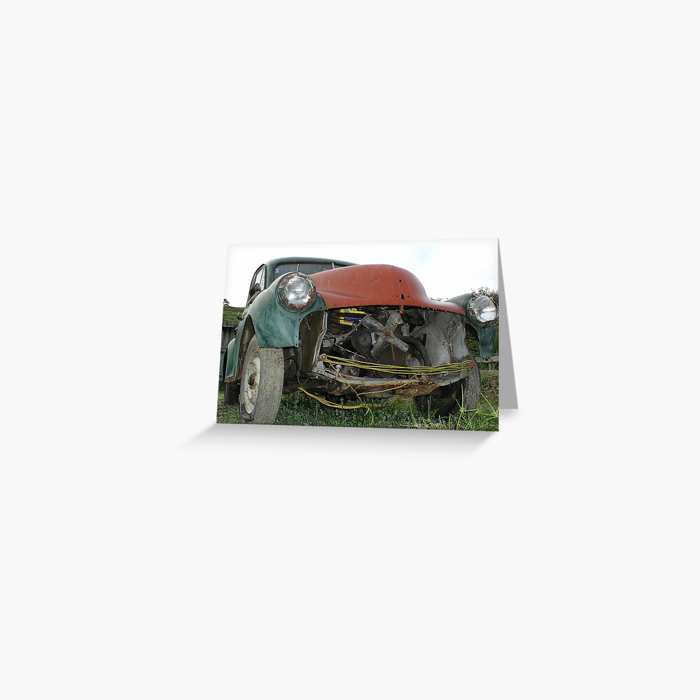 Morris Minor Greeting Card