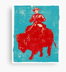 Border Patrol - Canada / Buffalo Canvas Print